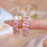Sweet PInk Sapphires Earrings
